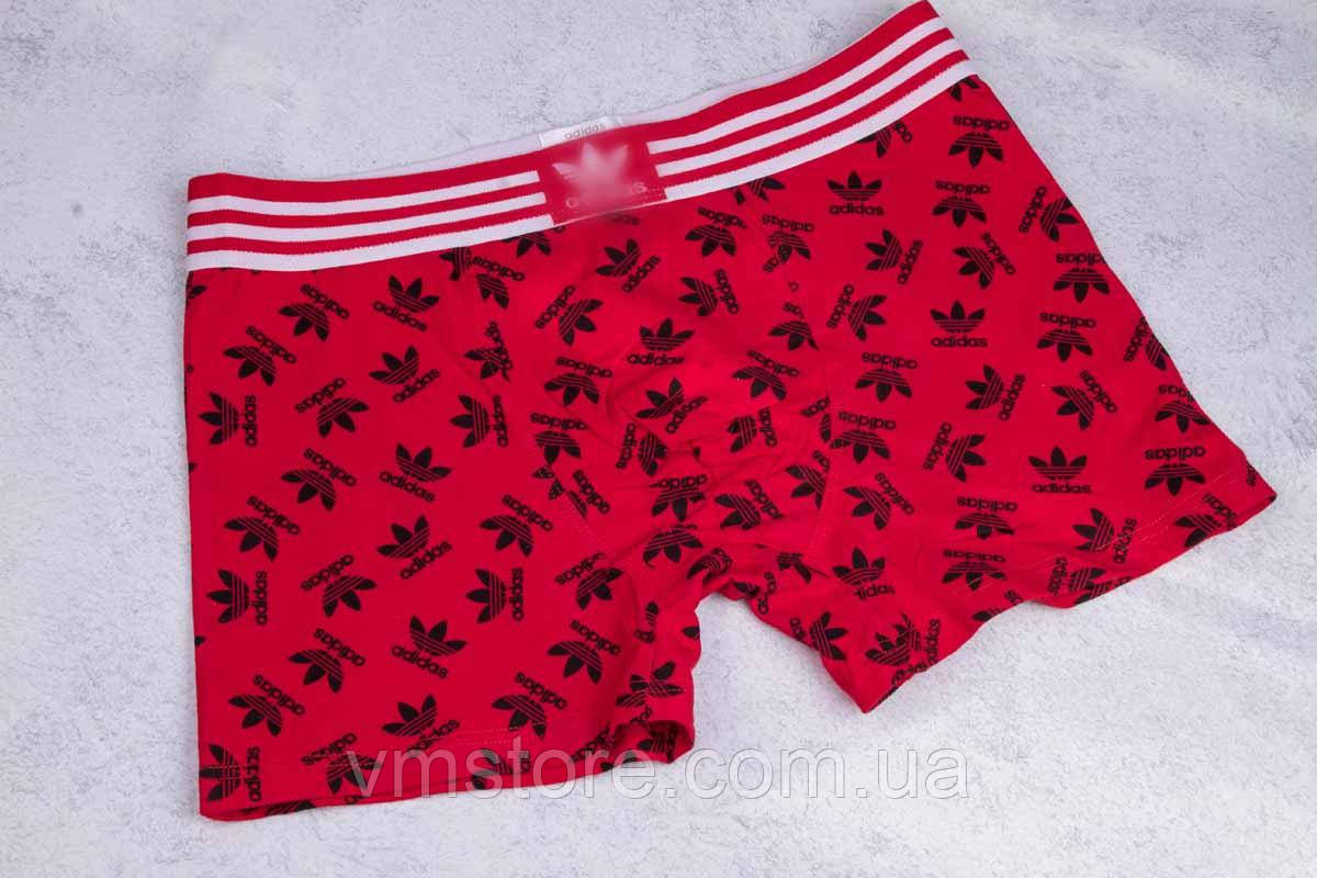 Боксеры трусы мужские, шорты, хлопок, 1 штука, красный цвет, размер 3XL, фото 1