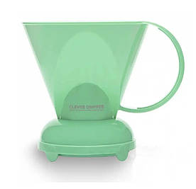 Пуровер Клевер Clever Dripper 530 мл. Зелений крем