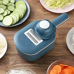 Мультислайсер Vegetable Cutter Slicer багатофункціональна Тертка Овочерізка Шинковка Слайсер з контейнером SN27
