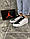 Кросівки Nike Air Jordan 1 low, білі з чорним носком, фото 3