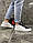 Кросівки Nike Air Jordan 1 low, білі з чорним носком, фото 6