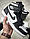 Кросівки високі Nike Air Jordan 1 (black white gray), фото 3