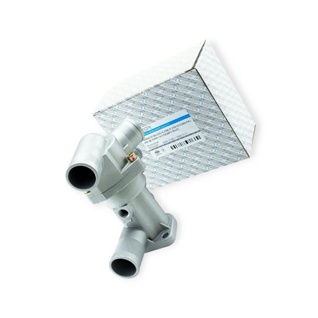 Термостат 2110-инжектор в сборе новий образец 6вых. (с патрубком расш ...