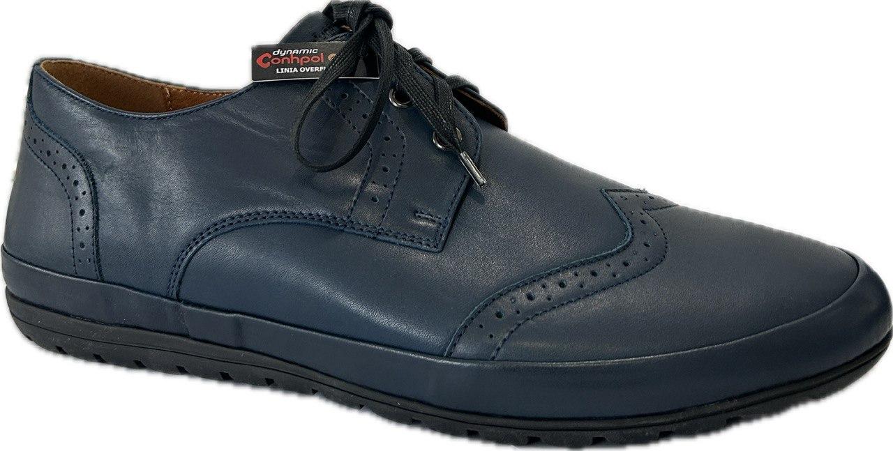 Туфлі чоловічі Conhpol сині, фото 1