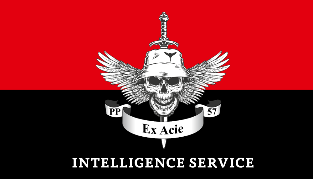 Прапор «PP Ex Acie 57», Штучний шовк, 1200х700 мм