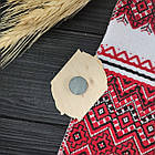 Весільна фішка "Ромб з гілочками", магніт з іменами та датою весілля, фото 2