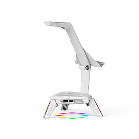 MX200s - HUB для windows mac os док станція підставка для навушників смартфона планшета 3x USB 1x3.5 jack PD60W20v*3A, QC18W9v*2A