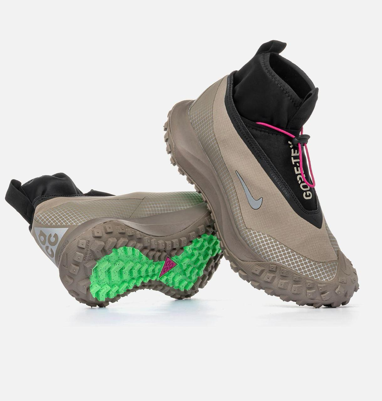 Чоловічі кросівки Nike ACG Mountain Fly Gore-Tex Beige Найк АСдж бежеві текстиль Гор-Текс