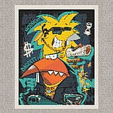 Алмазна мозаїка/вишивка Герої кіно. Злюки бобри (Круті бобри) 40*50 см Орігамі OD 3092, фото 5