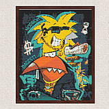 Алмазна мозаїка/вишивка Герої кіно. Злюки бобри (Круті бобри) 40*50 см Орігамі OD 3092, фото 7