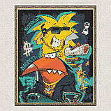 Алмазна мозаїка/вишивка Герої кіно. Злюки бобри (Круті бобри) 40*50 см Орігамі OD 3092, фото 4