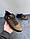 Демісезонні шкіряні кросівки Merrell коричневі, фото 7