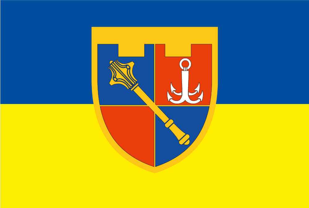 Прапор «Регіональне управління сил ТрО «Південь» ЗСУ», Штучний шовк, 1200х700 мм