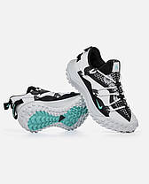 Чоловічі кросівки термо Nike ACG Mountain Fly Low White Black Mint Найк АСДЖ флай білі чорні єврозима осінь для хлопців, фото 3