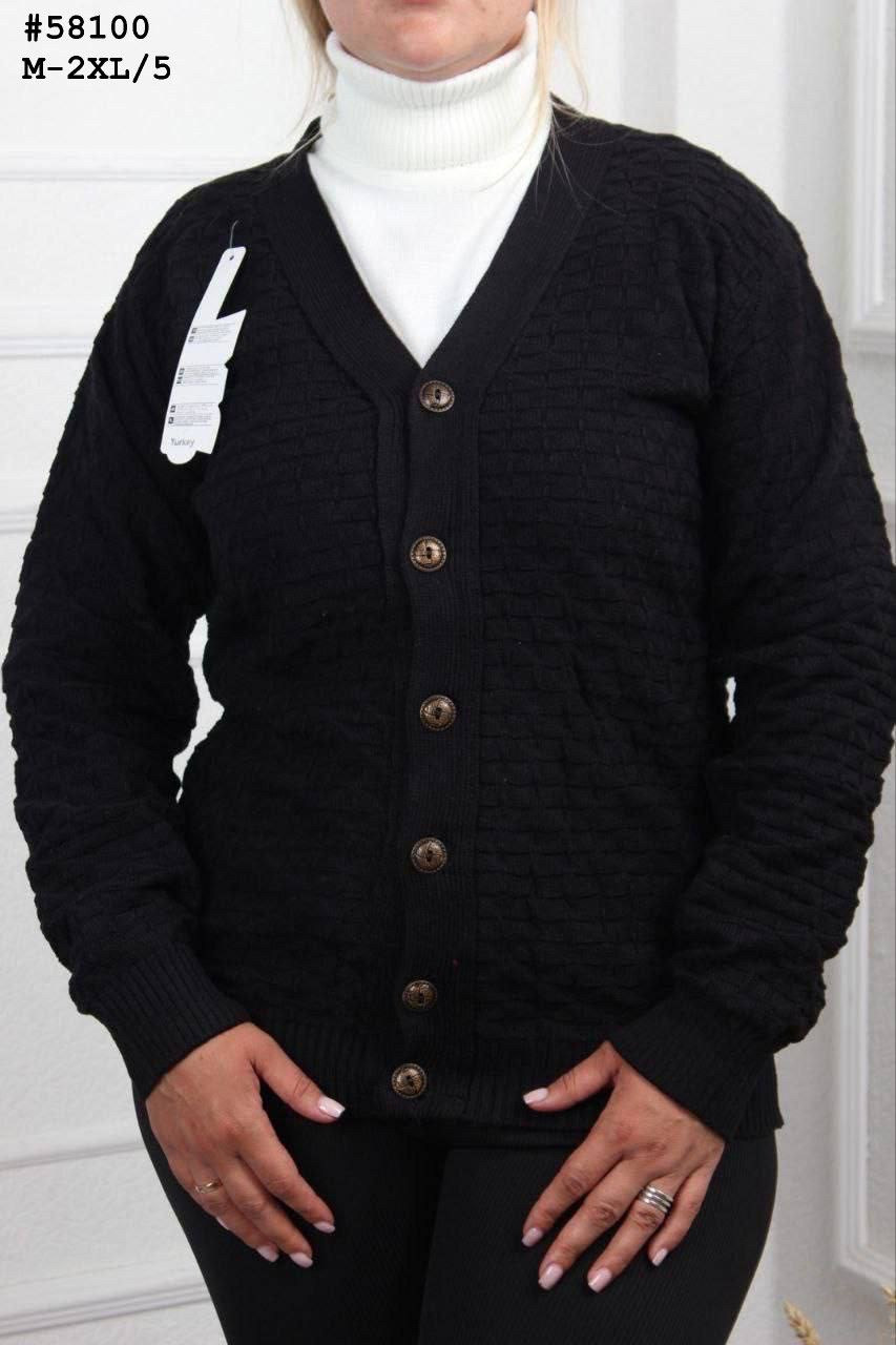 Теплий кардиган Туреччина 44-50 (5 шт.) мікс кольорів, фото 1