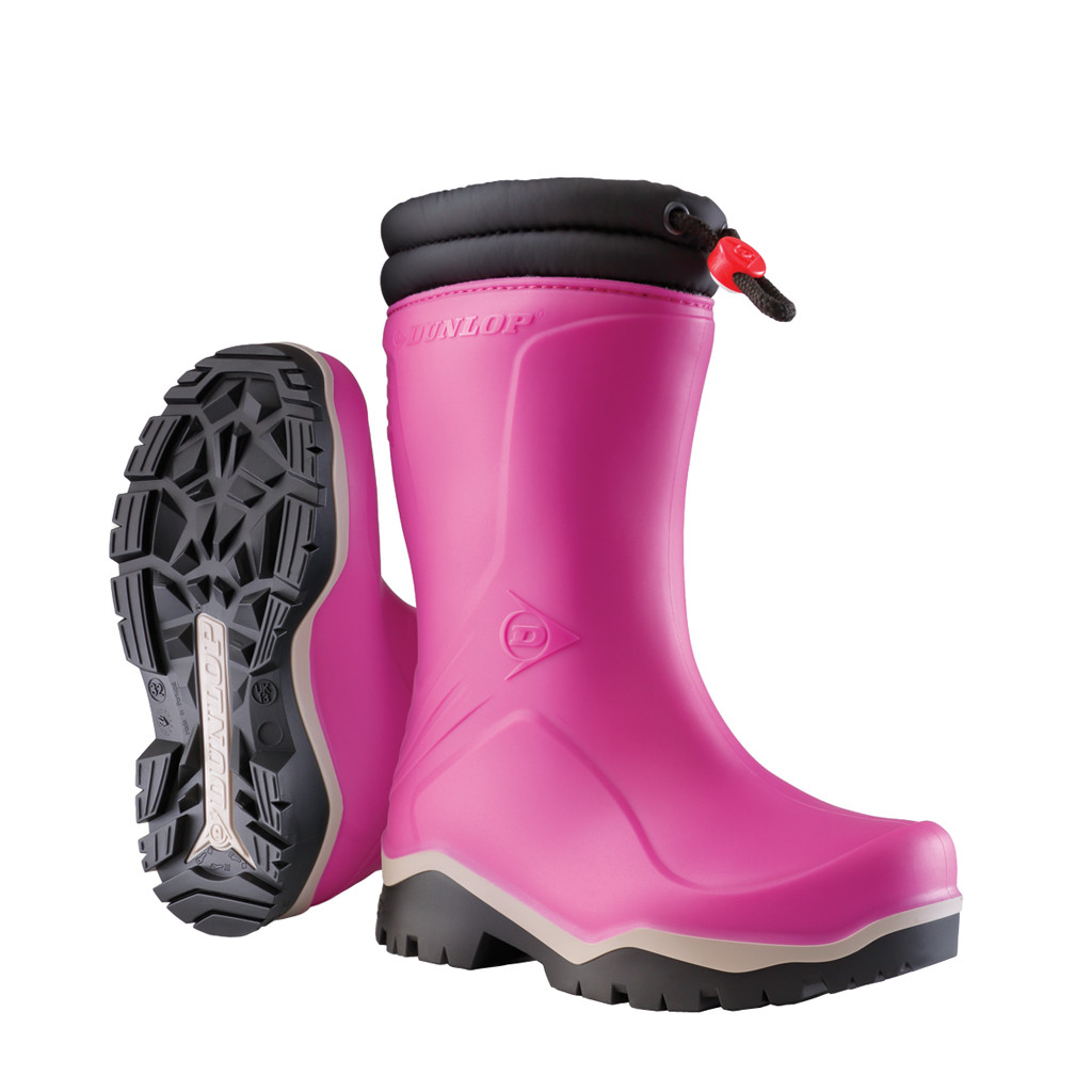 Зимові гумові чоботи Dunlop Kids Blizzard Pink (розмір 26)