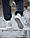 Жіночі кросівки Adidas Forum 84 Low gray white, фото 5