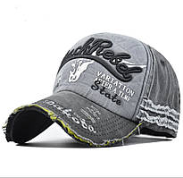 Ретро бейсболка для чоловіків і жінок 54-60 сірий