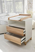 Комод Пеленатор Como 6 дерево бук/ ДСП білий TM Mobler, фото 3