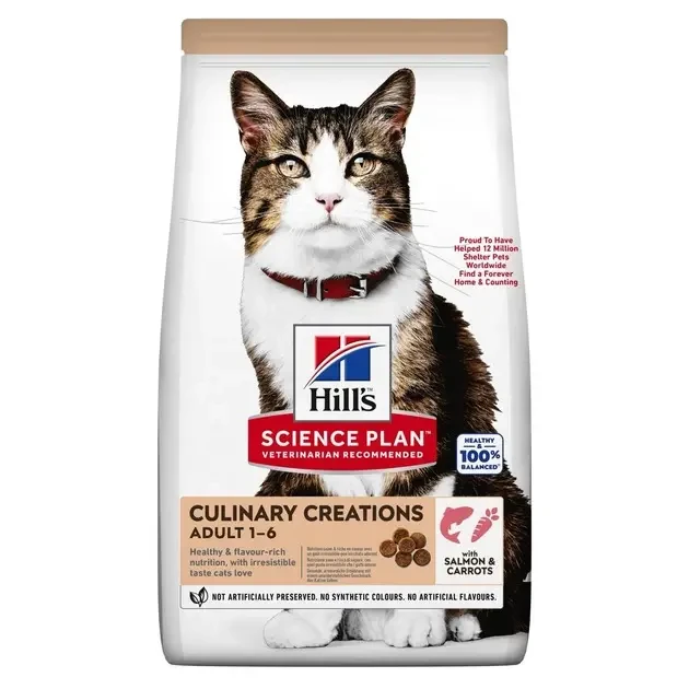 Сухий корм для кішок Hill's Science Plan Fel Adult CulCre Salmon&Carrots з лососем і морквою 1.5 кг, фото 1