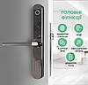 Електронний замок дверей NaviCat D5 з підтримкою програми TUYA Dark Chrome, фото 3