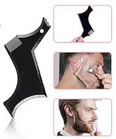 Шаблон для бороди, трафарет для бороди та вус, стайлер, триммер для бороди, чориний