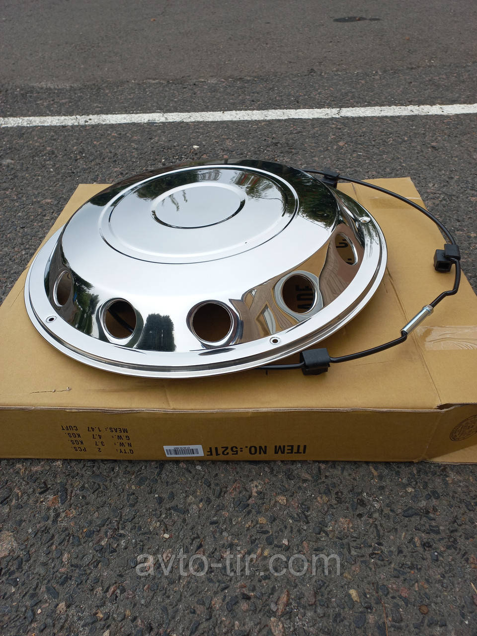 Ковпак колеса передній 22,5 TIR , Автобус (нержавійка) Ковпаки на автобус 22.5, фото 1