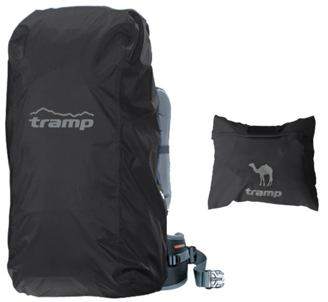 Чохол накидка на рюкзак Tramp black 50х30х24см S, фото 1