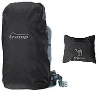 Чехол накидка на рюкзак Tramp black 50х30х24см S