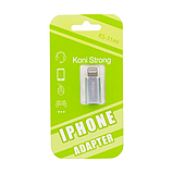 Перехідник адаптер KONI STRONG Micro-USB to Lightning KS-31mi, фото 2