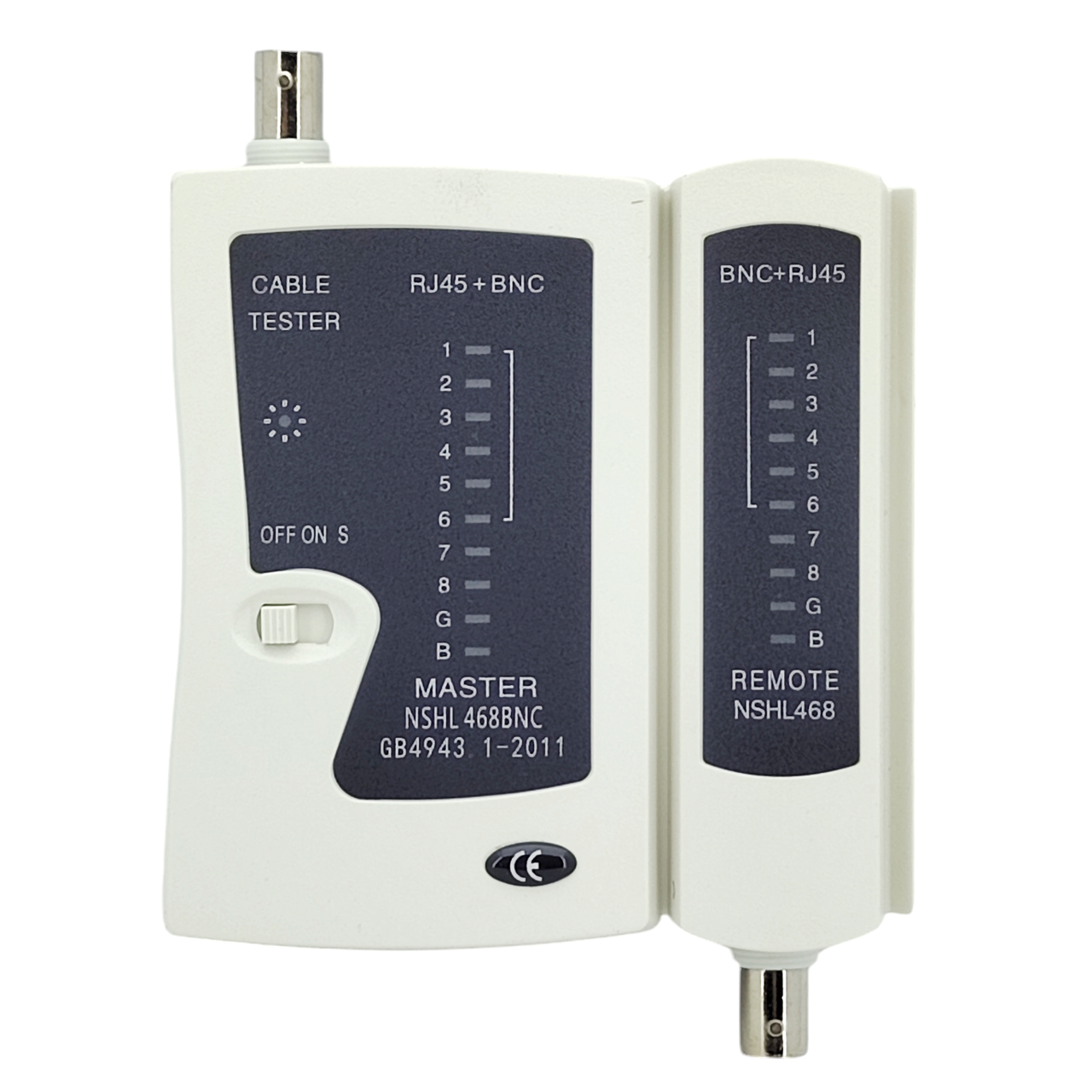 Кабельний тестер крученої пари + BNC, NS-468BNC