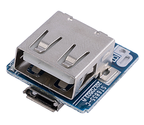 USB DC-DC 3.7-5В захист Підвищує модуль стабілізатор, фото 2