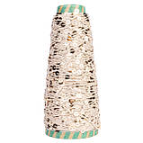 Пряжа з паєтками (100гр), колір Світла пудра + пудрова паєтка, фото 2