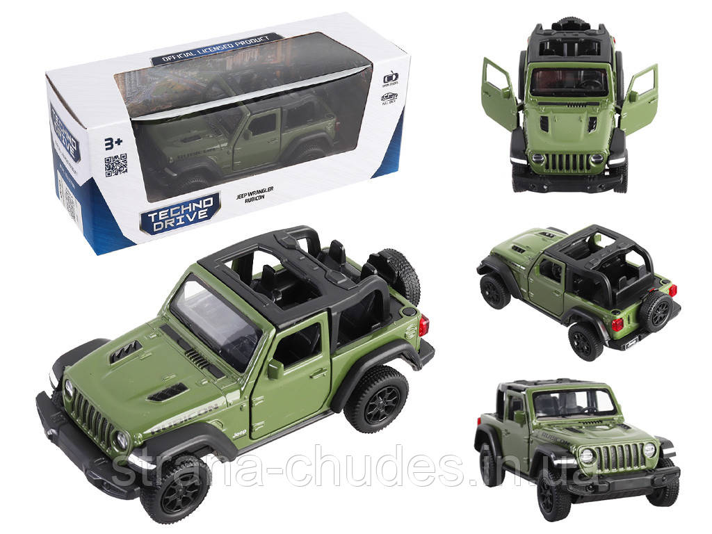 Автомодель - JEEP WRANGLER RUBICON 2021 (зелений)