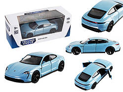 Автомодель - PORSCHE TAYCAN TURBO S (синій)