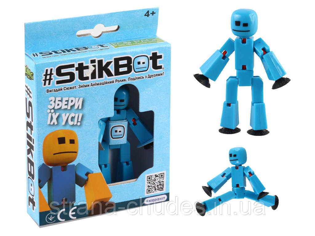 Фігурка для анімаційної творчості STIKBOT (синій)