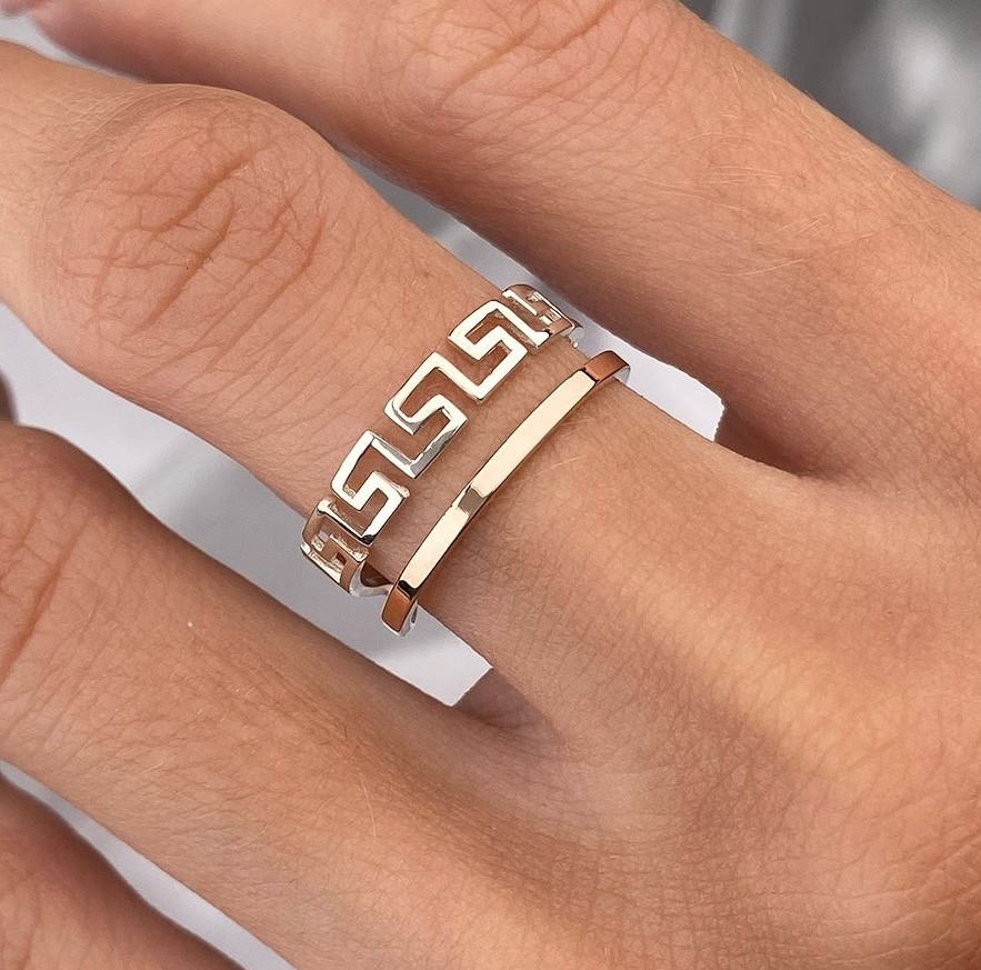 Каблучка з золотом 375п, фото 1