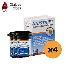 Тест смужки Gen Ultimate (аналог One Touch Ultra) 200 шт. в 4 флаконах по 50 шт в упаковці