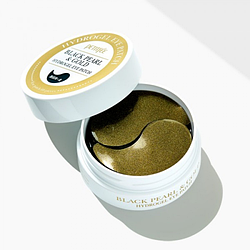 Гідрогелеві патчі з чорними перлами Petitfee Black Pearl & Gold Hydrogel Eye Patch