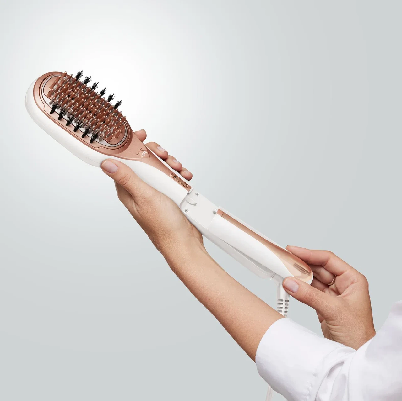 Электрическая щетка для волос Rowenta CF9920F0 Hair Therapist Bílý (ID ...