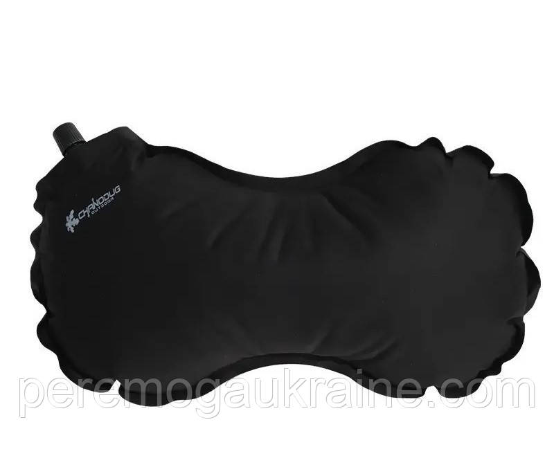 Подушка-підголівник надувна Chanodug Чорна 39 x 22 см KT6000032