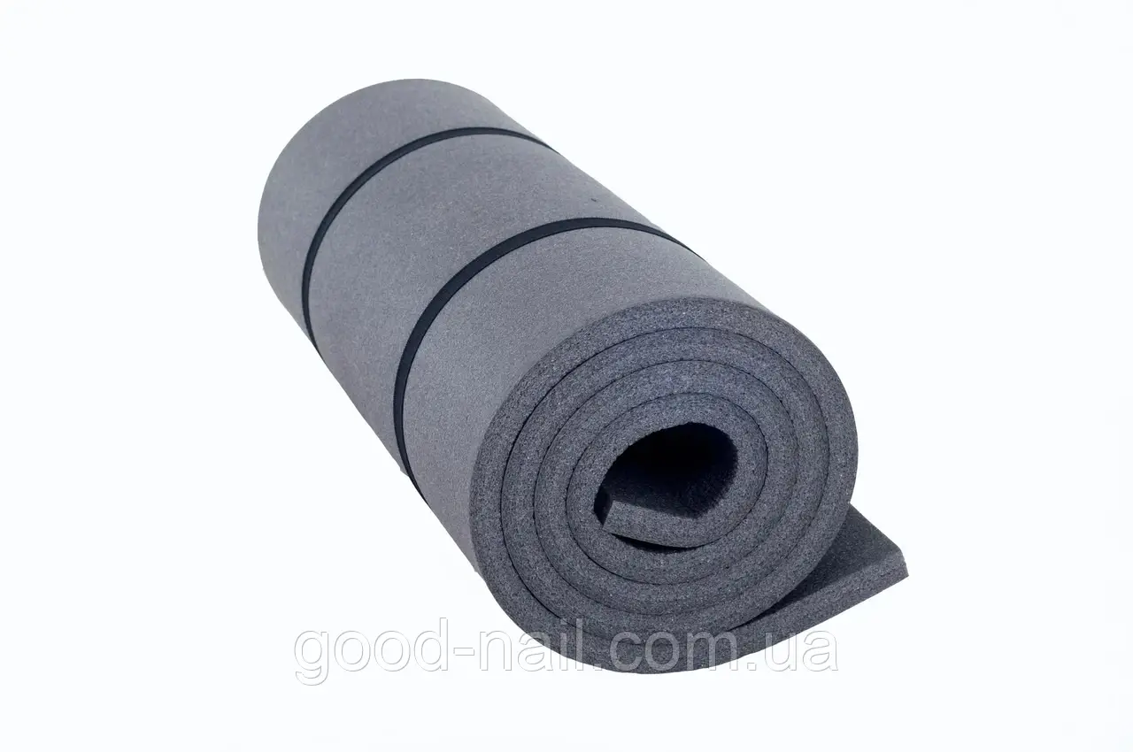 Килимок туристичний сірий 10х60х1800мм, фото 1