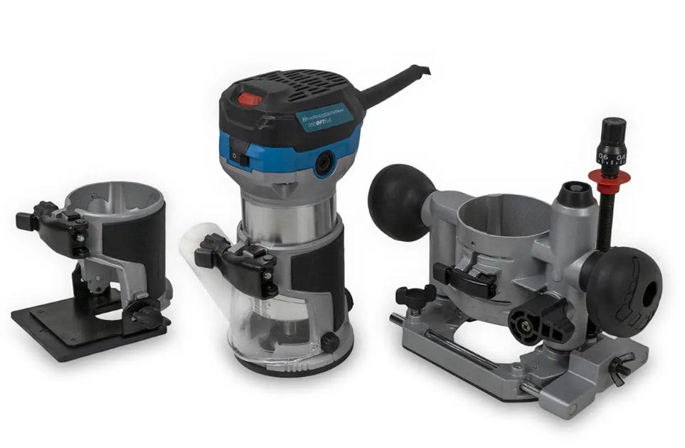 Міні фрезер для оброблення дерева KRAISSMANN 950 OFT 6-8 Професійний ручний мережевий фрезер ( 3 Бази), фото 1