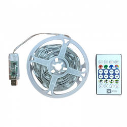 Смарт гірлянда стрічка з таймером 10 м RGB USB Bluetooth керування з застосунка MR Star 15 Ват