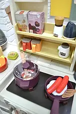 Дитяча інтерактивна кухня з посудом та продуктами LIMO TOY 88 предметів, 93 см, фото 5