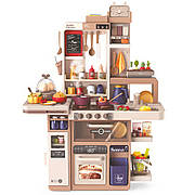 Дитяча інтерактивна кухня з посудом та продуктами LIMO TOY 88 предметів, 93 см