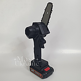 Акумуляторна ланцюгова мініпила Chainsaw 24V для обрізання дерев F-278, фото 2