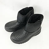Гумові чоботи для лісу 45р, Зручне робоче взуття для чоловіків, Хутряні бурки, Бурки повстяні BU-13, фото 3