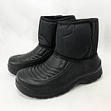 Гумові чоботи для лісу 45р, Зручне робоче взуття для чоловіків, Хутряні бурки, Бурки повстяні BU-13, фото 4