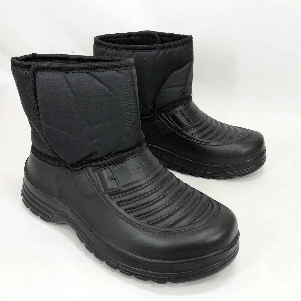 Гумові чоботи для лісу 45р, Зручне робоче взуття для чоловіків, Хутряні бурки, Бурки повстяні BU-13, фото 1